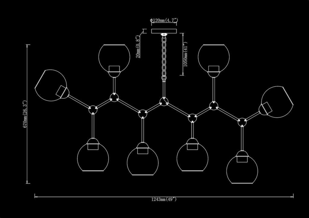 CH5711SIDE-8 - Model Drawing